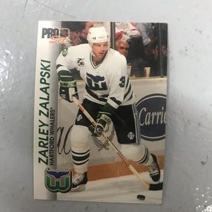 Zarley Zalapski hockey card